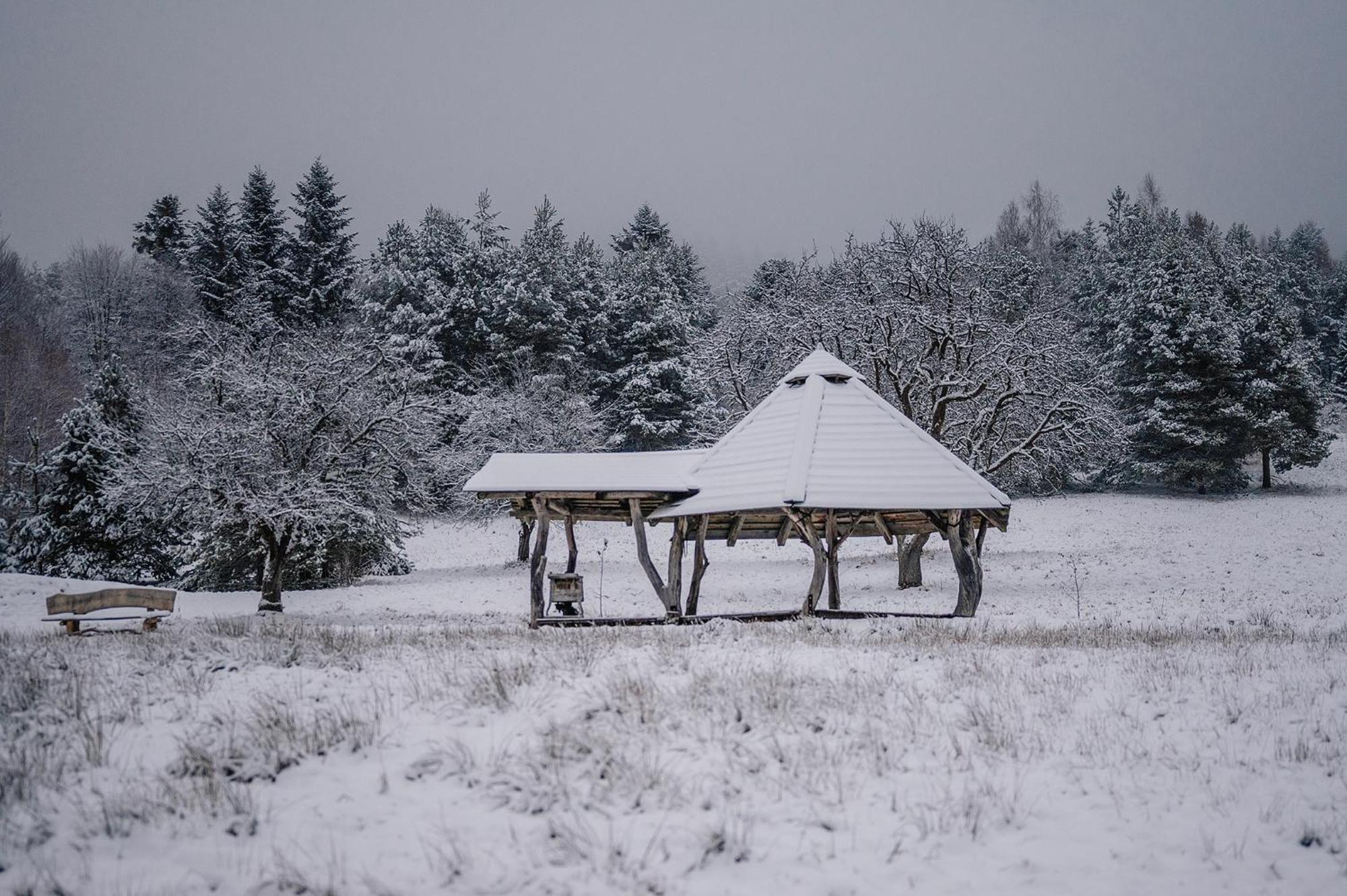 Przystanek Ropienka Lesniczowka Villa Exterior foto